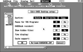 KAOSdesk atari screenshot